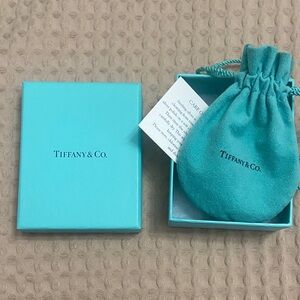 Tiffany & Co. Turquoise Box and Pouch Set